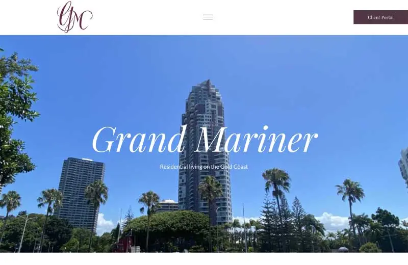The Grand Mariner website preview
