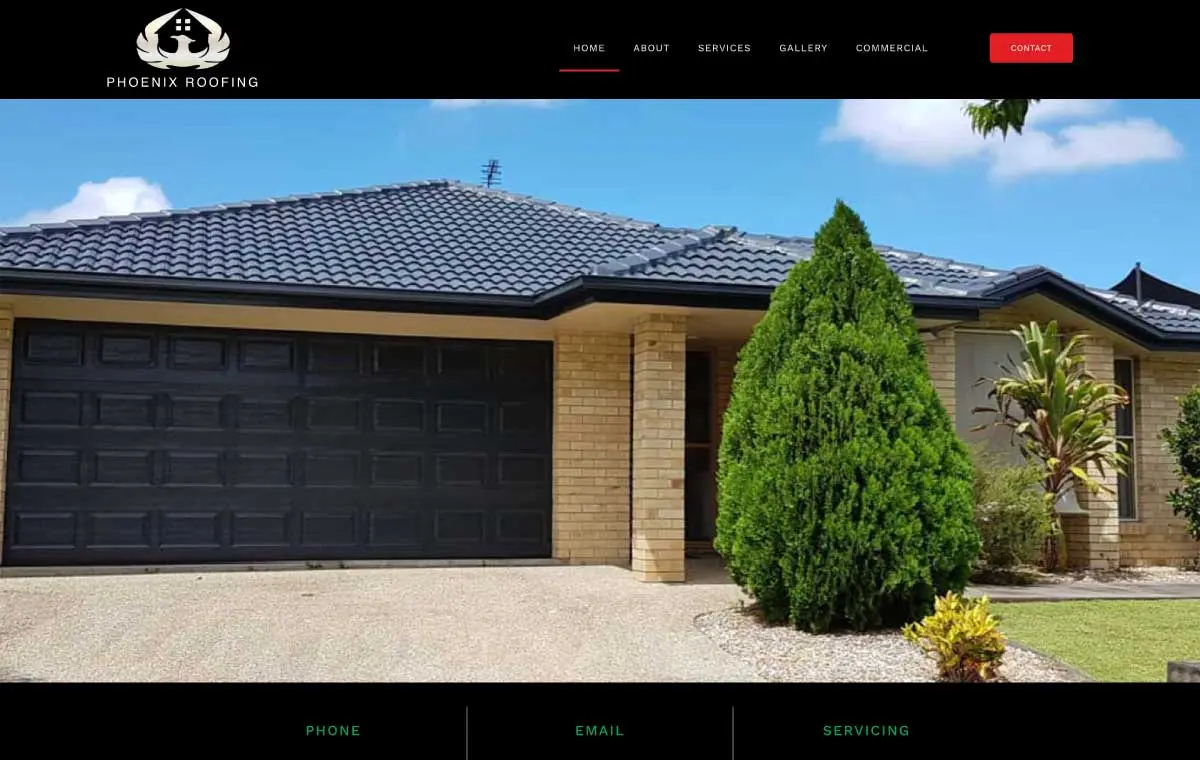 Phoenix Roof Restoration website preview