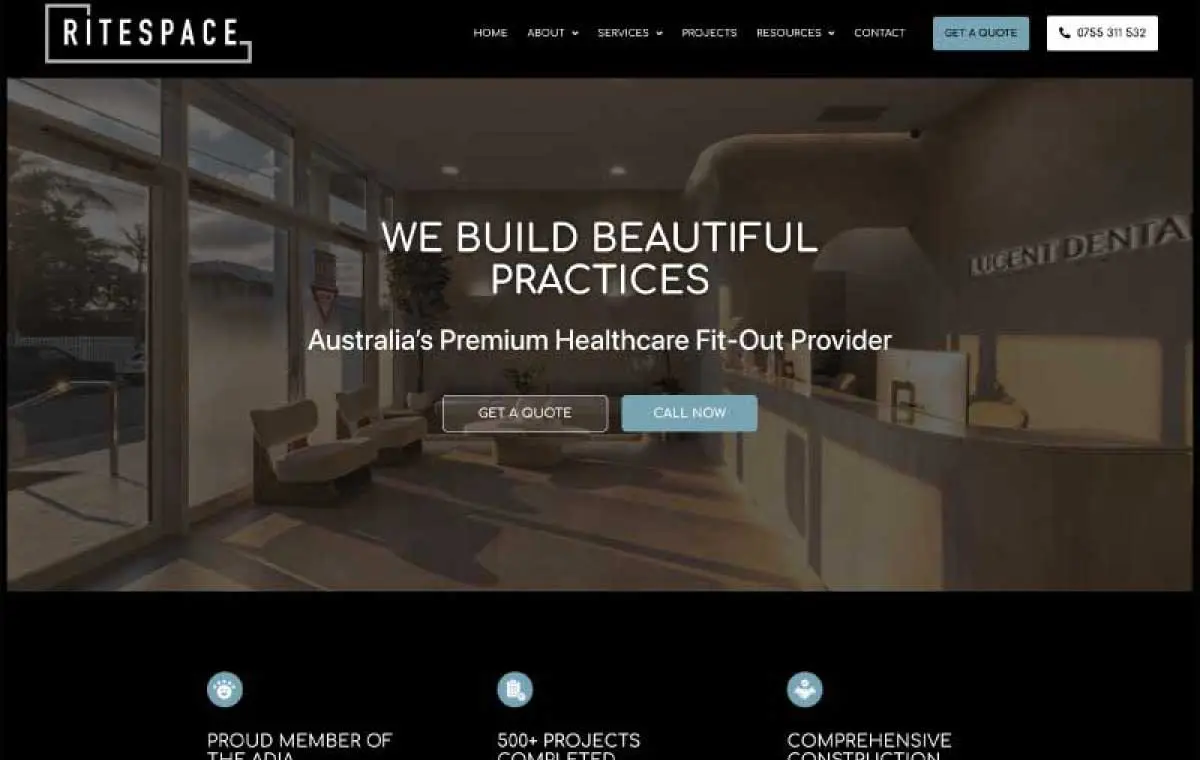 RiteSpace website preview